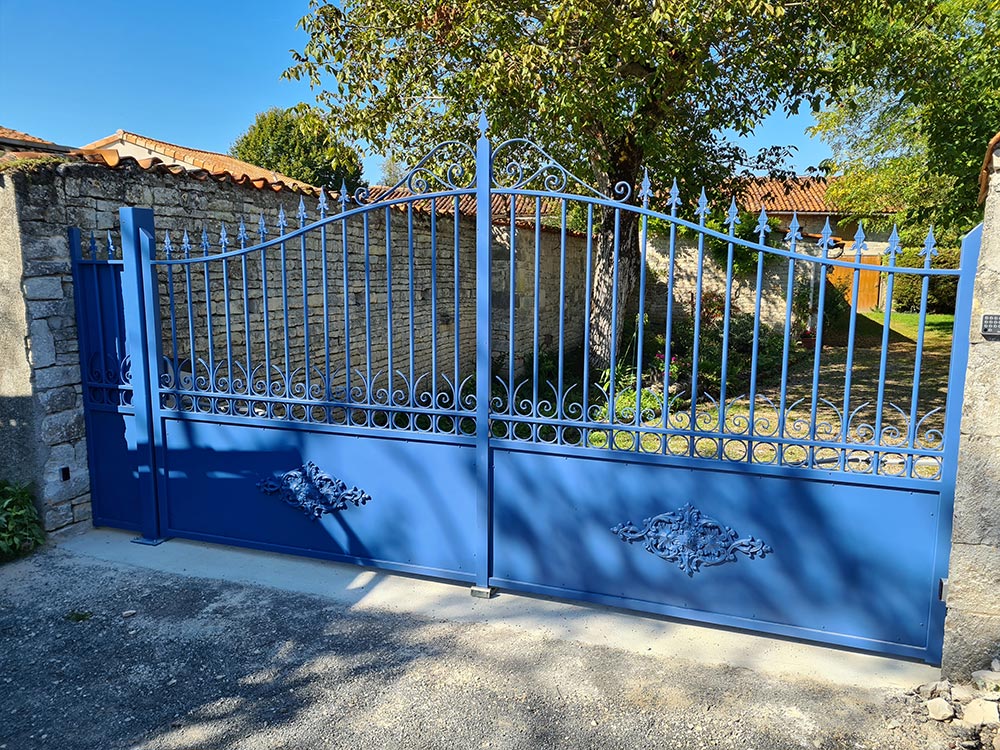 portails menuisier 16 Aigre Charente