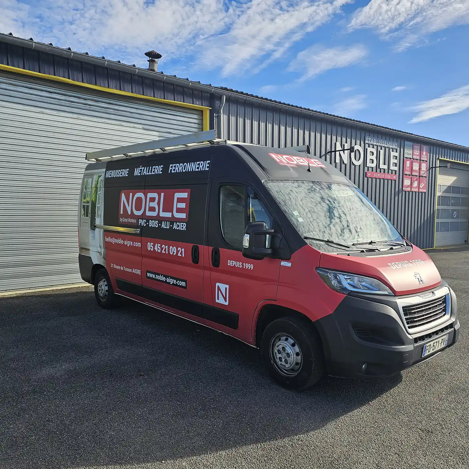 véhicule menuisier 16 Aigre Charente