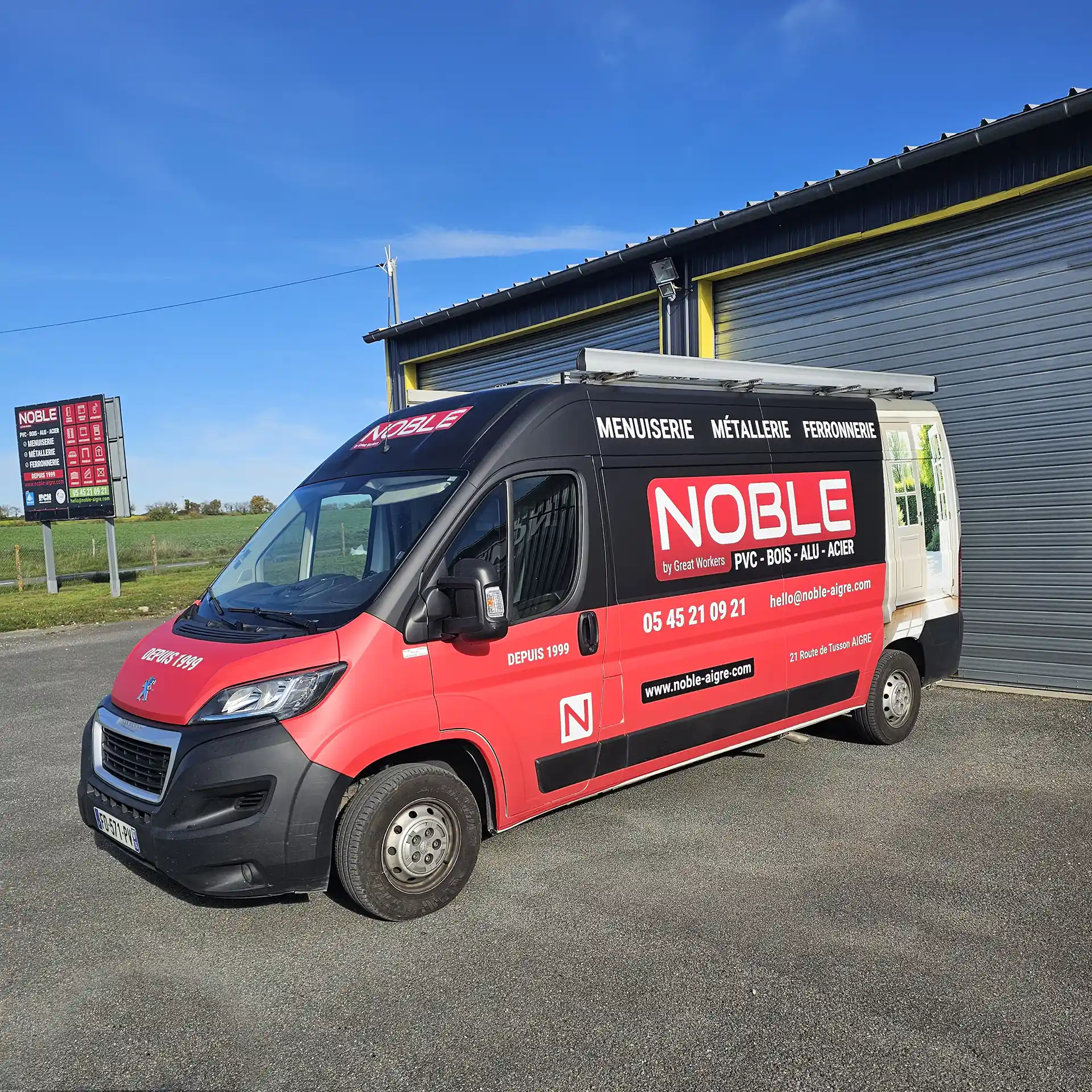 véhicule menuisier 16 Aigre Charente